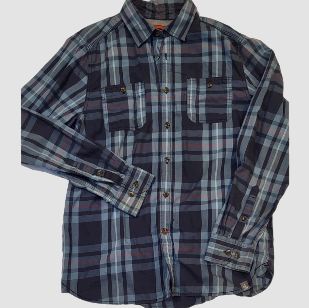 Northface Plaid Button Up Mens Medium Gorpcore Blokecore